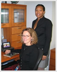 Geina Fields and Susan Stewert Evans