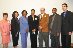 Left to right: Janet Scalese, Marsha Galicia, Tomika Moore, Michelle Williams-Ellerbe, John Shifflett, Dawit Bezabeh, and Ed Limowski.
