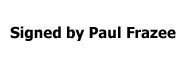 Paul Frazee