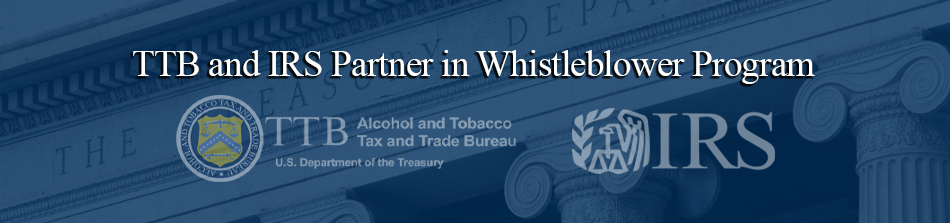 TTB and IRS Whistleblower Program