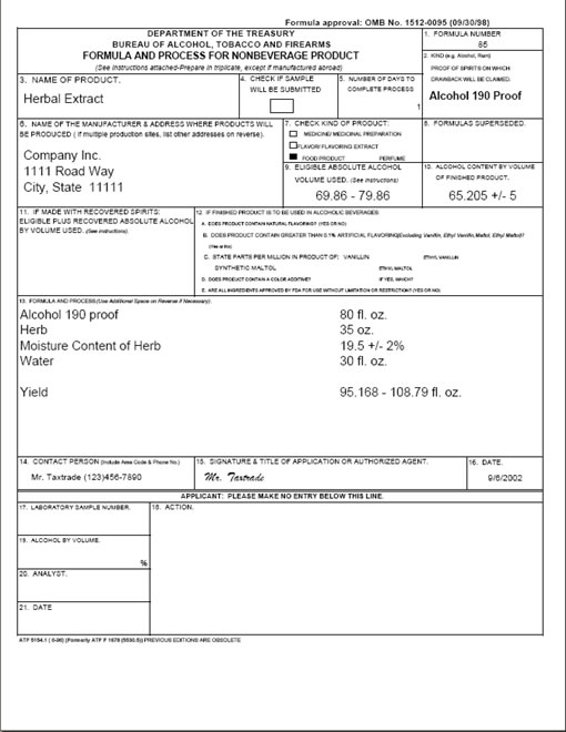 ttb tad wine common audit issues ttb form 5000 24