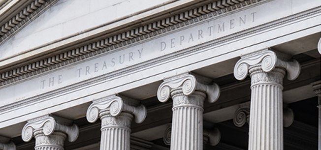 Graphic of the federal building.