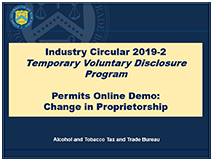 Permits Online Demo- Change in Proprietorship