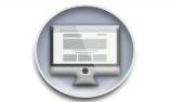 Grey circle icon with a computer screen.