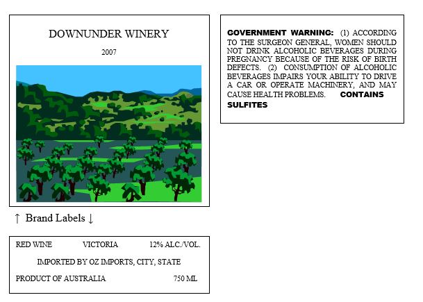 Imported Wine - “Approved foreign viticultural area" as an appellation
