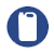 Blue icon with fuel can.