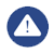 Blue icon with a hazard sign.