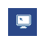 Blue icon with computer screen.